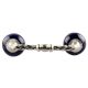 Navy Blue Ceramic Cut Bridge Handles
